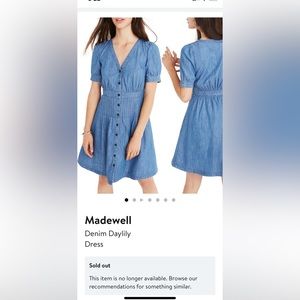Madewell Denim dress
